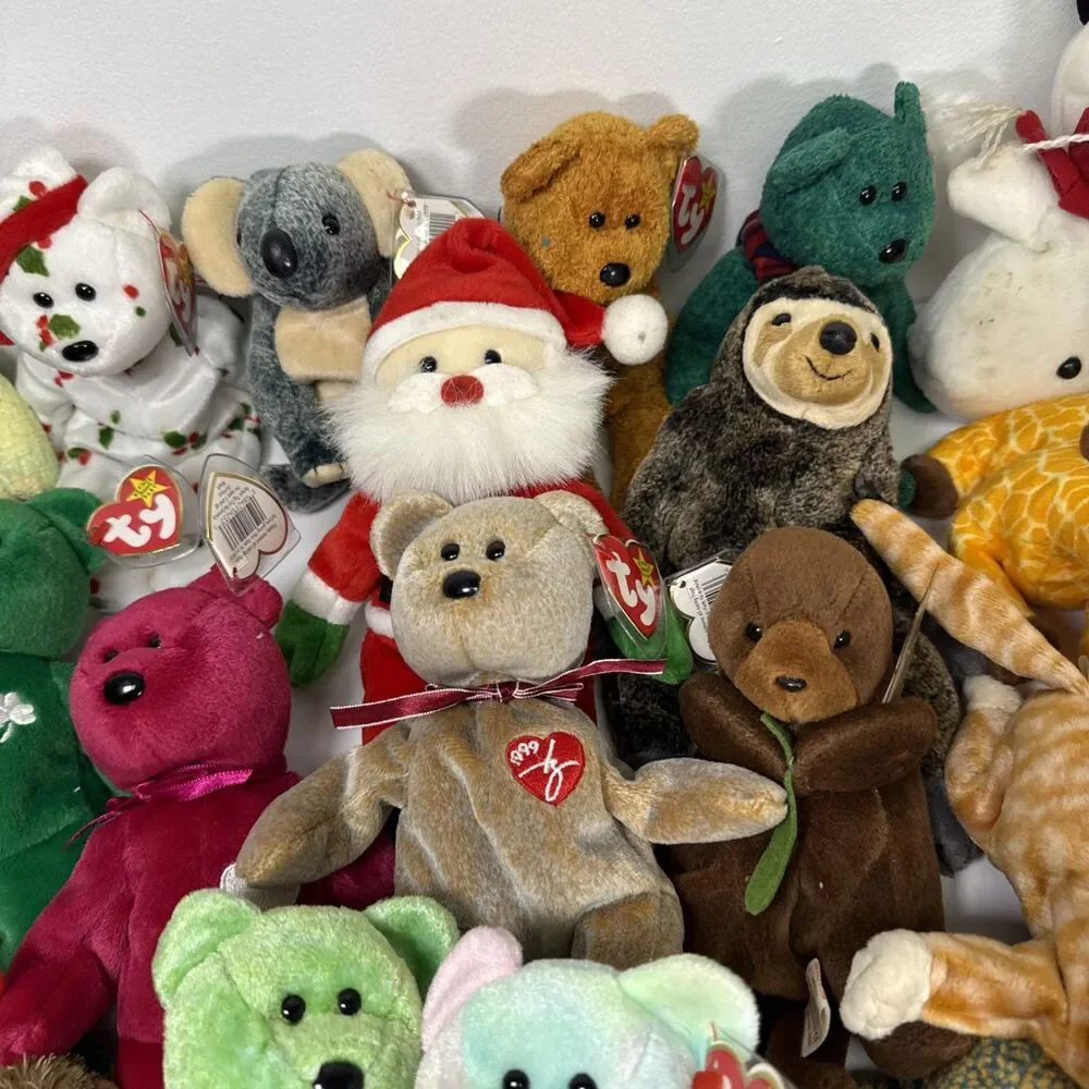 Lot of 45 Retired Ty Beanie Baby Collection w/ Tags